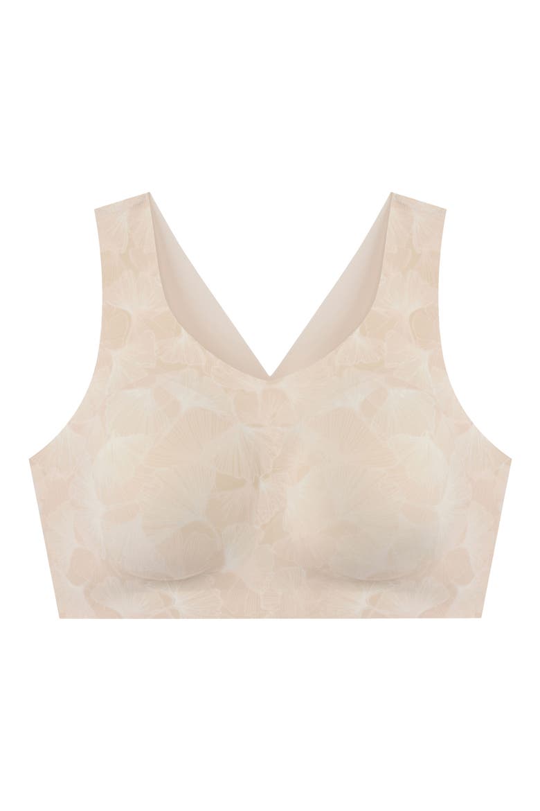 Defy Wireless Bra, Alternate, color, CHAMPAGNE GINGKO