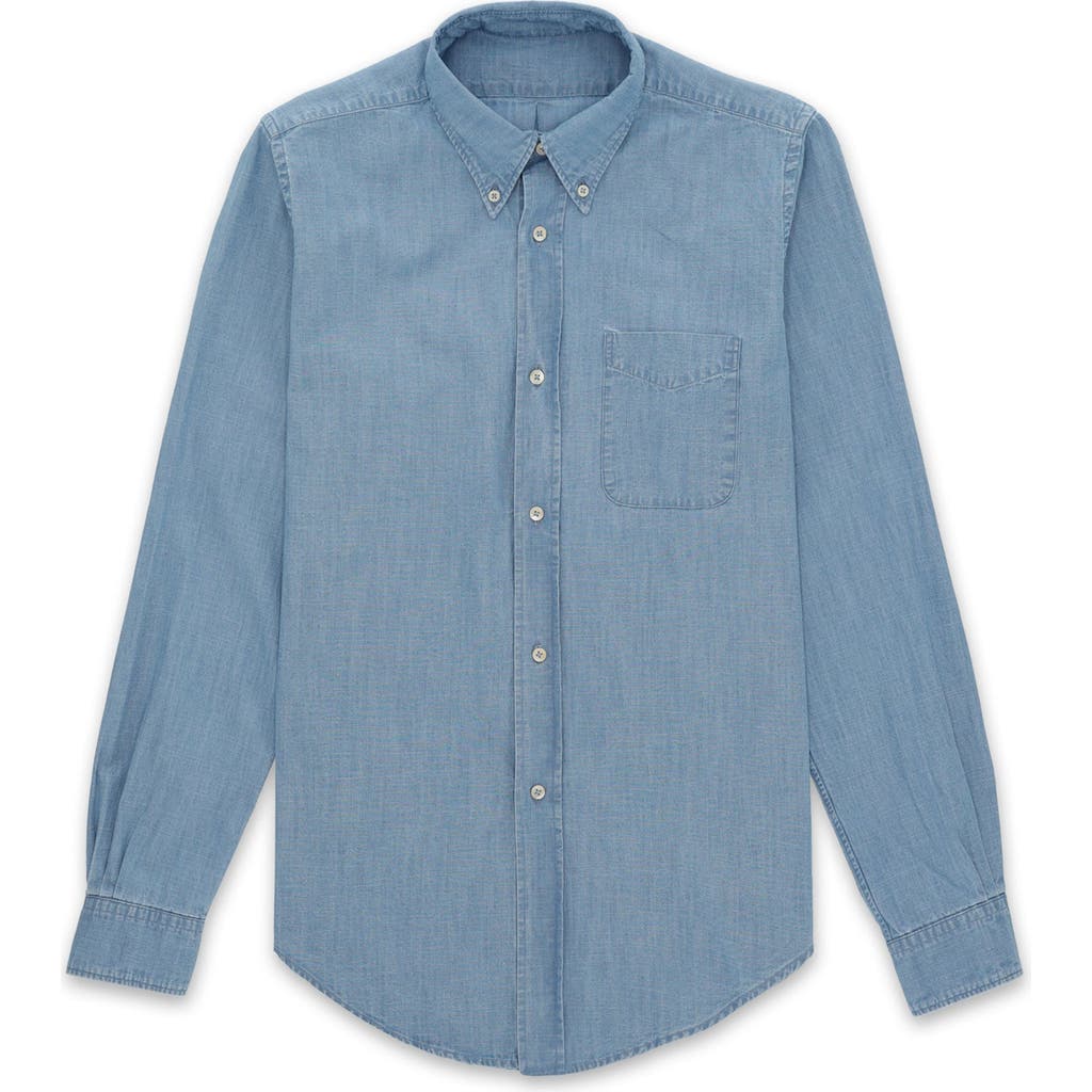 Fortela King Chambray Shirt In Blue