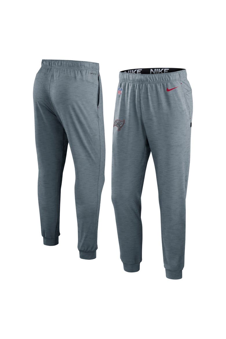 Men's Nike Heather Gray Tampa Bay Buccaneers Sideline Pop Player Performance Lounge Pants, Main, color, Heather Gray