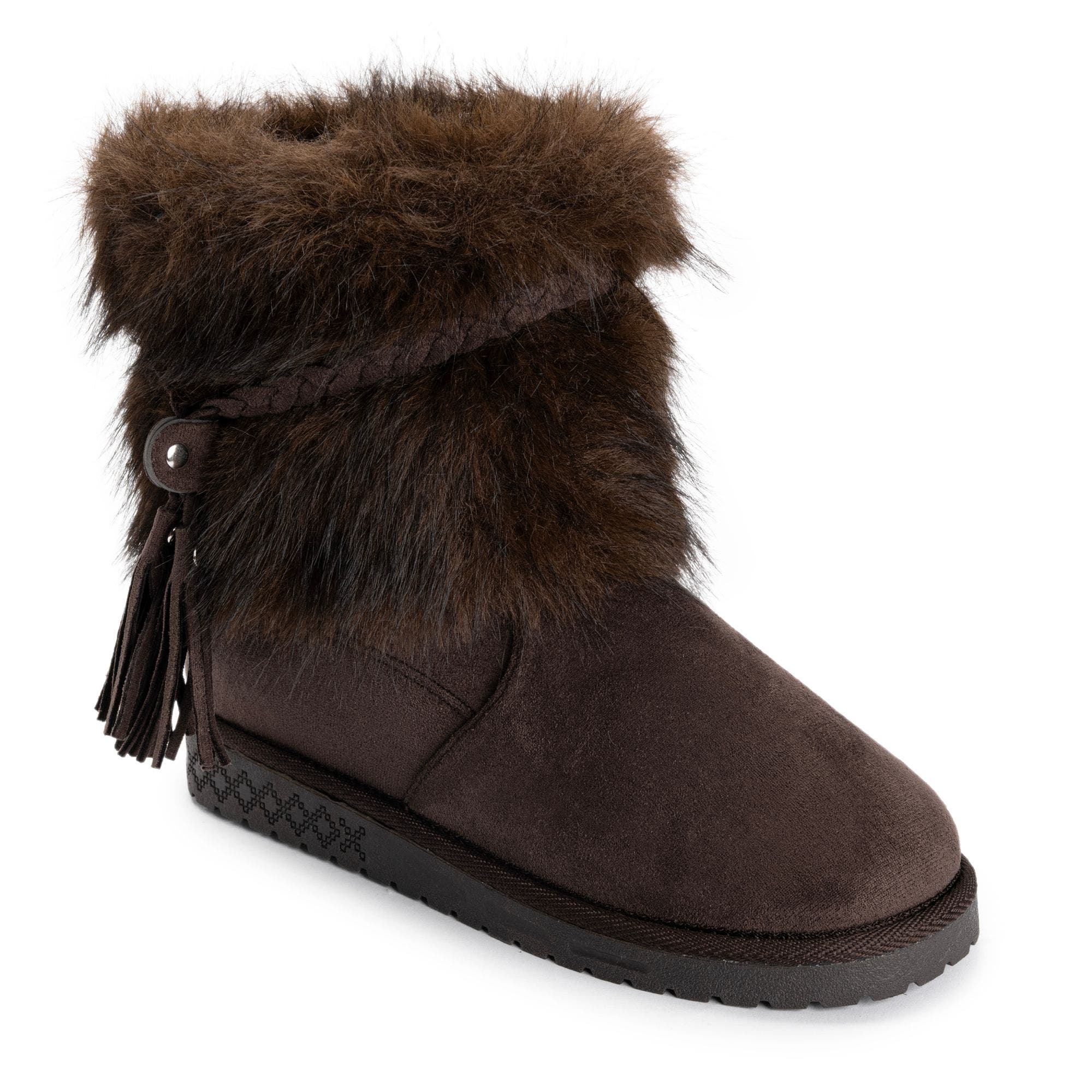 Women's Ettore Faux Fur Mid Calf Boots, Main, color, Chocolate