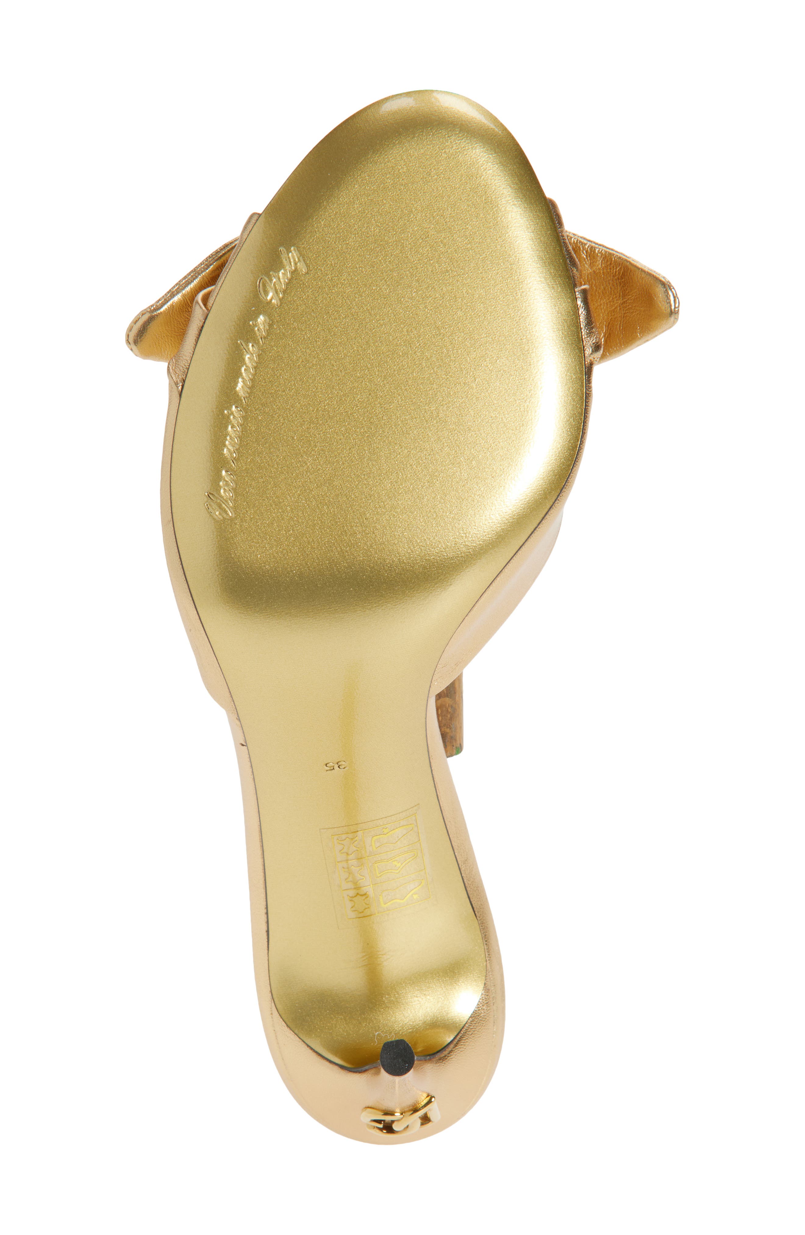 Dolce&Gabbana Keira Mule Sandal, Alternate, color, 8H945 Oro