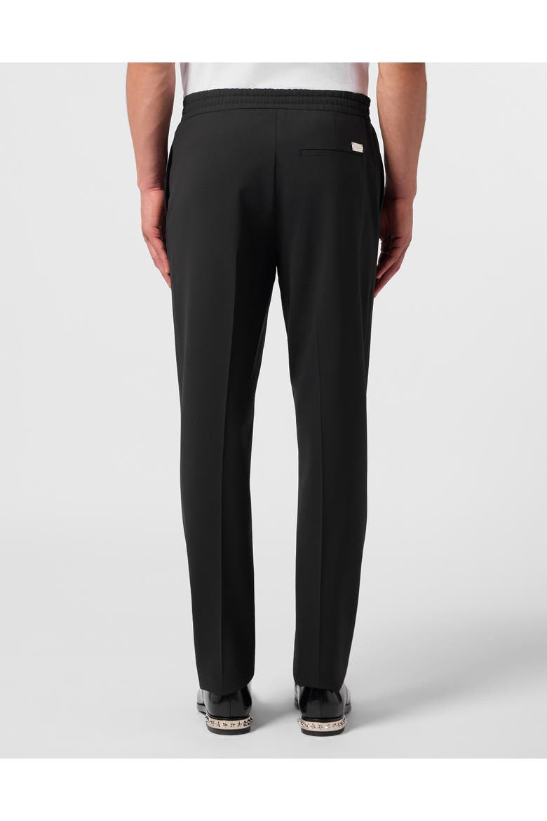 Wool Jogging Trousers Men, Alternate, color, black