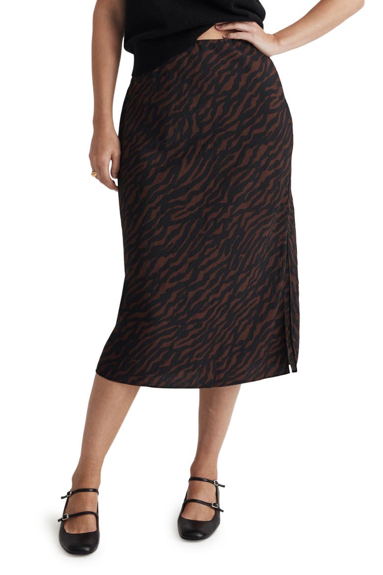 Layton Midi Slip Skirt, Main, color, TRUE BLACK