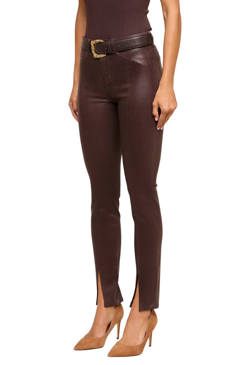 Lagence Jyothi High Rise Skinny Jeans, Alternate, color, DARK JAVA COATED