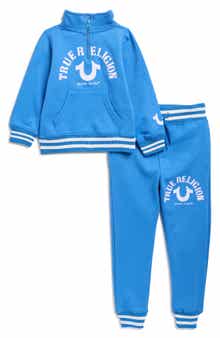 True Religion Kids' Quarter Zip Pullover & Joggers Set