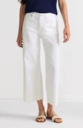 Lands' End Plus Size Denim High Rise Wide Leg Crop Jeans