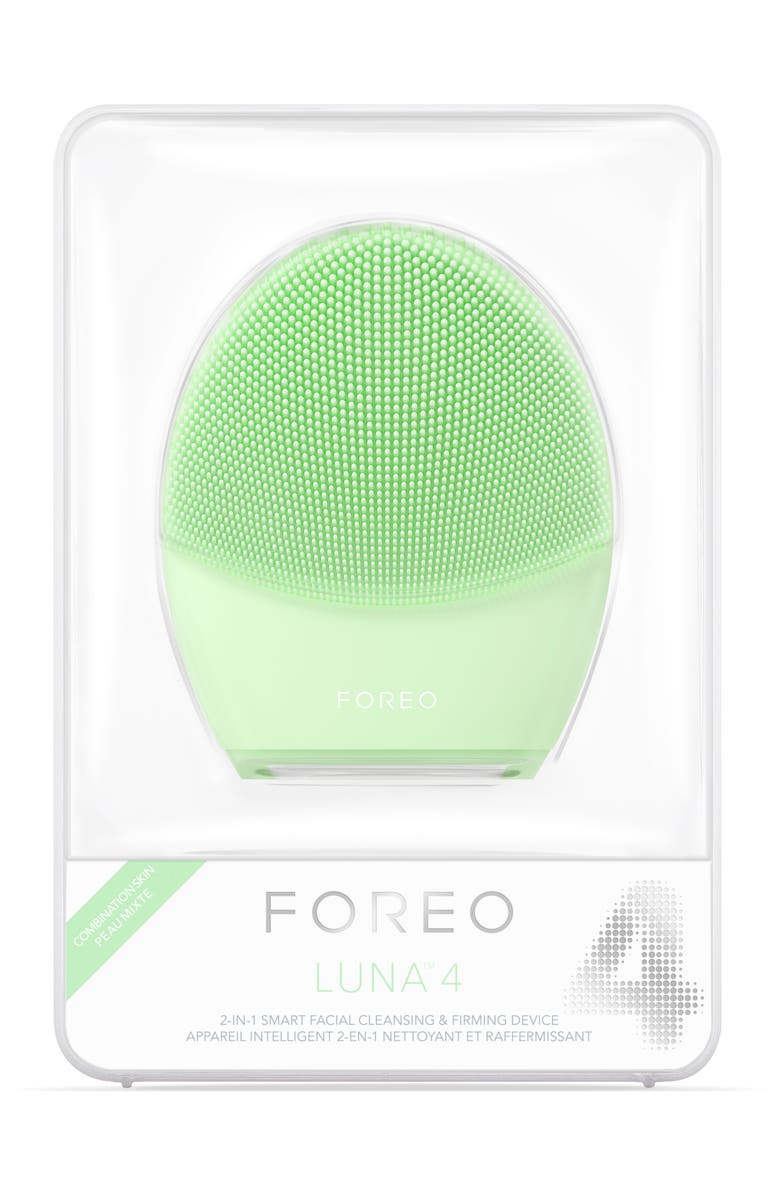 FOREO LUNA 4 Combination Skin Cleansing & Firming Device, Alternate, color, Pistachio