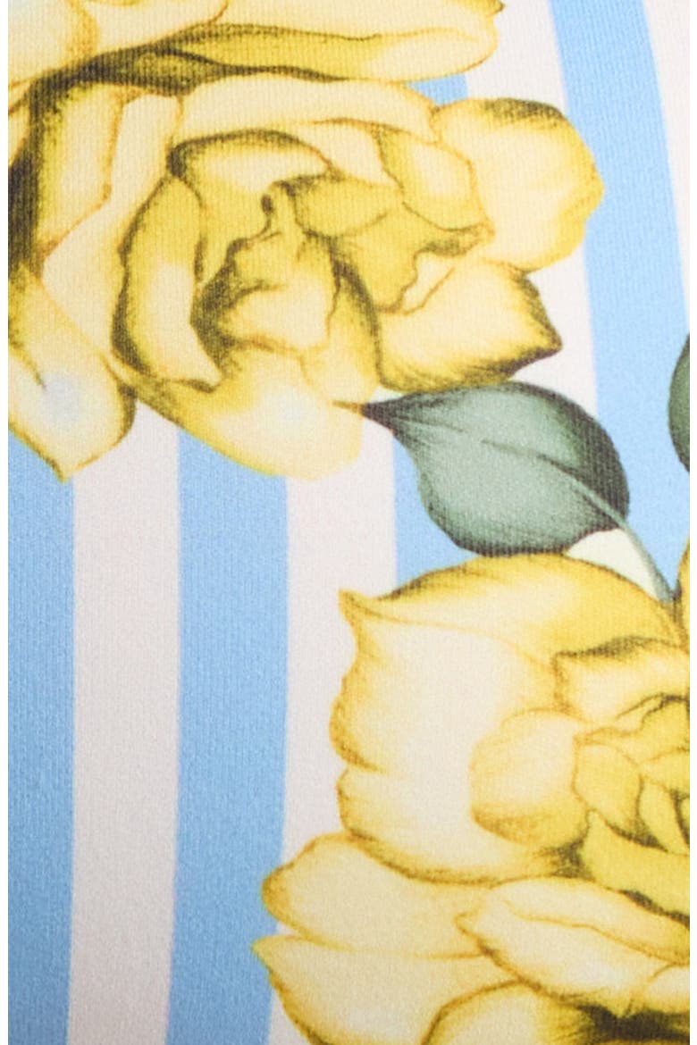 Ruffle Trim Bikini Top, Alternate, color, YELLOW ROSE