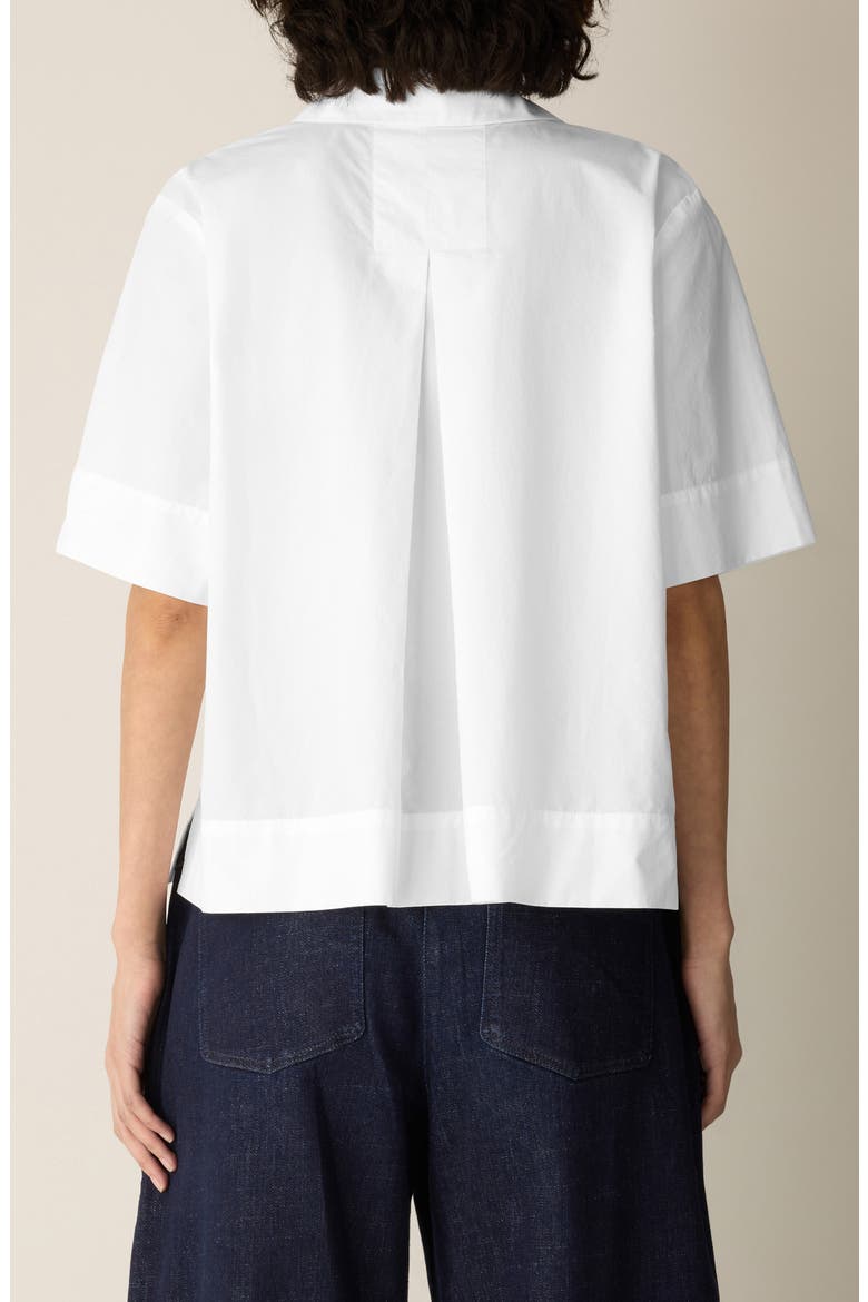 Organic Cotton Short Sleeve Top, Alternate, color, WHITE
