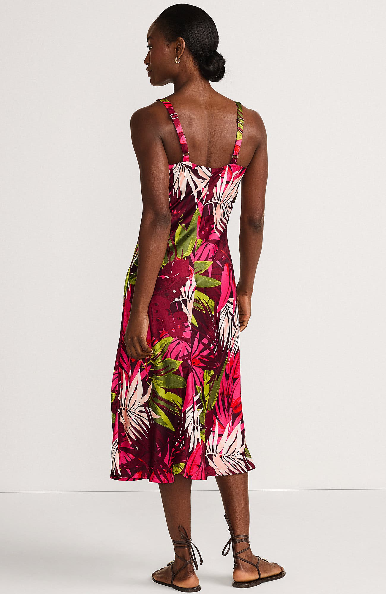 Satin Slip Dress - image 4