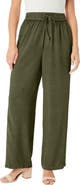 Roaman's Plus Size Acid Wash Pants