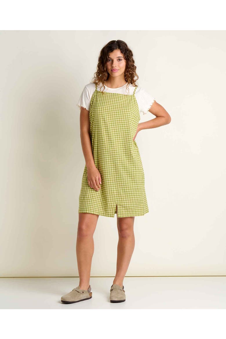 Taj Hemp Tank Dress, Alternate, color, Woodbine Pattern