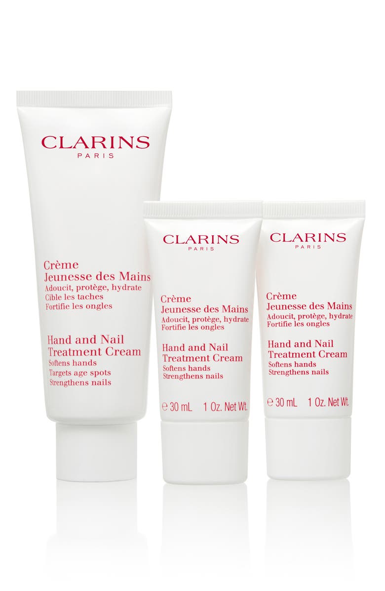 Clarins Hand & Nail Treatment Cream Trio, Alternate, color,