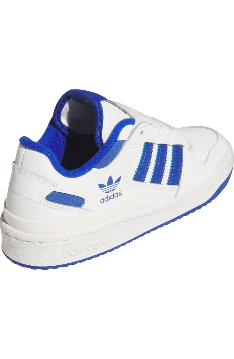 adidas Kids' Forum Low Basketball Sneaker, Alternate, color, White/ Royal Blue/ White