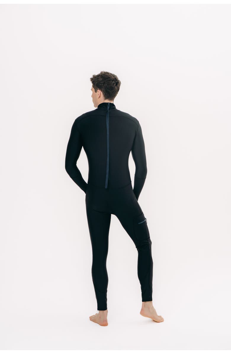 TUTUBLUE Men's Full-Body One-Piece Swimsuit - UPF 50+, Alternate, color, Ink Black