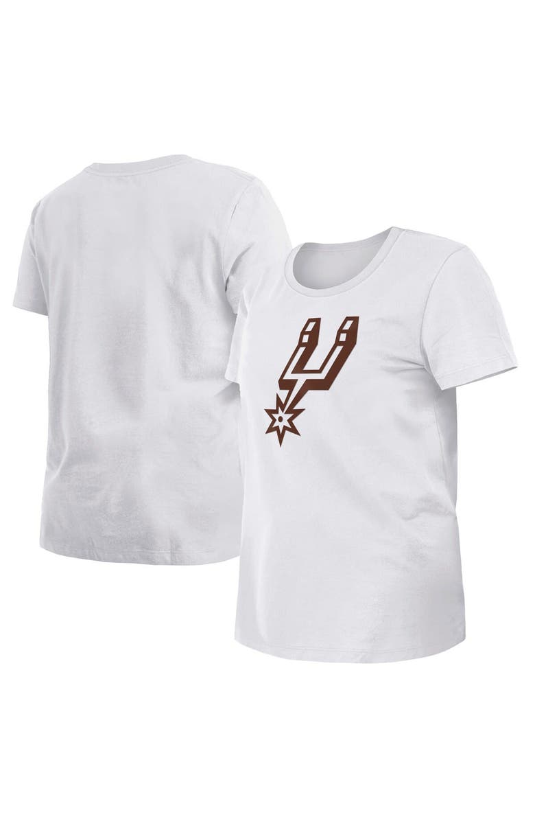New Era Women's New Era White San Antonio Spurs 2023/24 City Edition T-Shirt, Alternate, color,