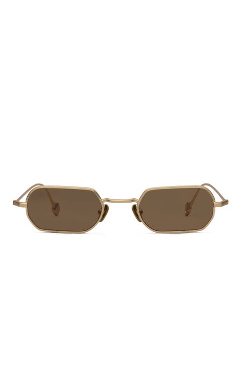 Hex 47mm Rectangular Sunglasses