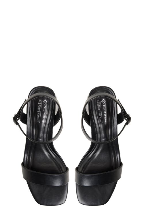 Call It Spring By Aldo Charliee Ankle Strap Sandal In Black