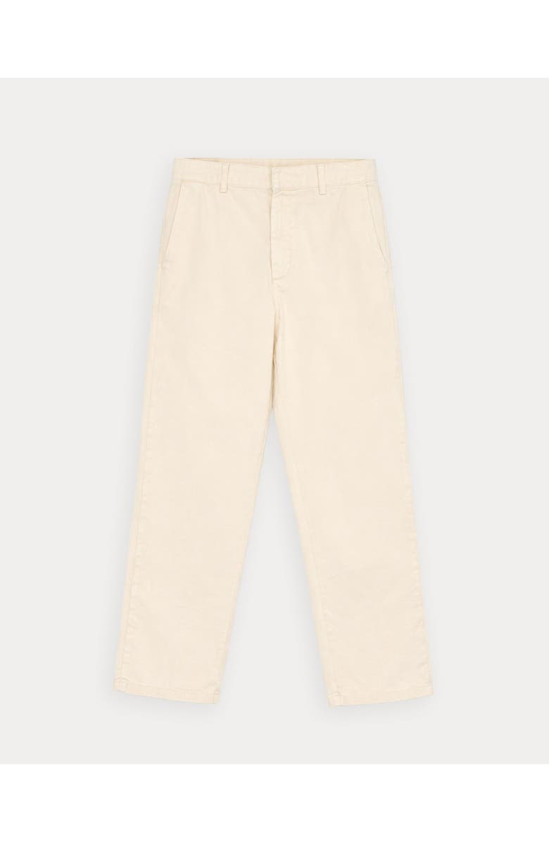 Fortela Maine Casual Cotton Trousers, Main, color, Off White