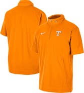 Nike Men's Nike Tennessee Orange Tennessee Volunteers Coaches Half-Zip Short Sleeve Jacket