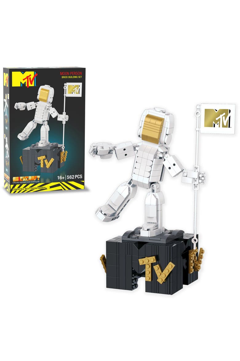 MTV Moon Person Building Set, Main, color, Yellow