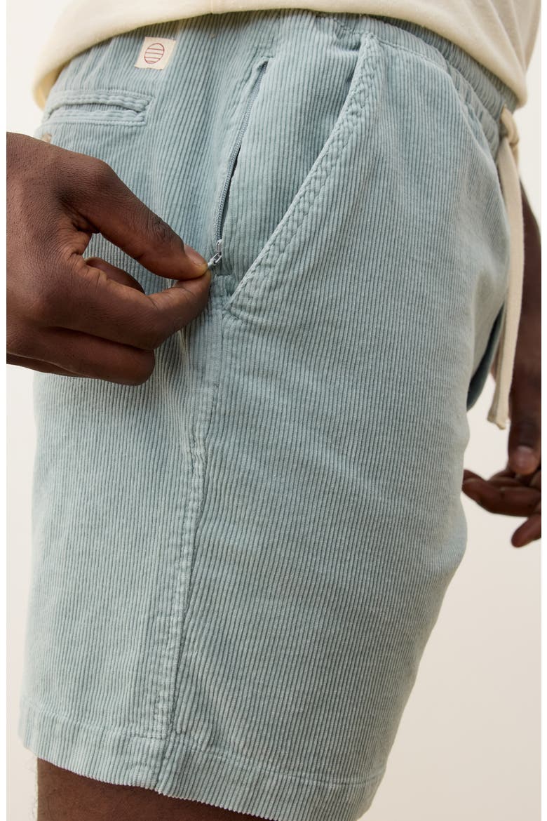 Saturday 6-Inch Corduroy Drawstring Shorts, Alternate, color, STERLING BLUE