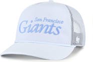 '47 Men's '47 Light Blue San Francisco Giants Foundation Script Hitch Adjustable Trucker Hat