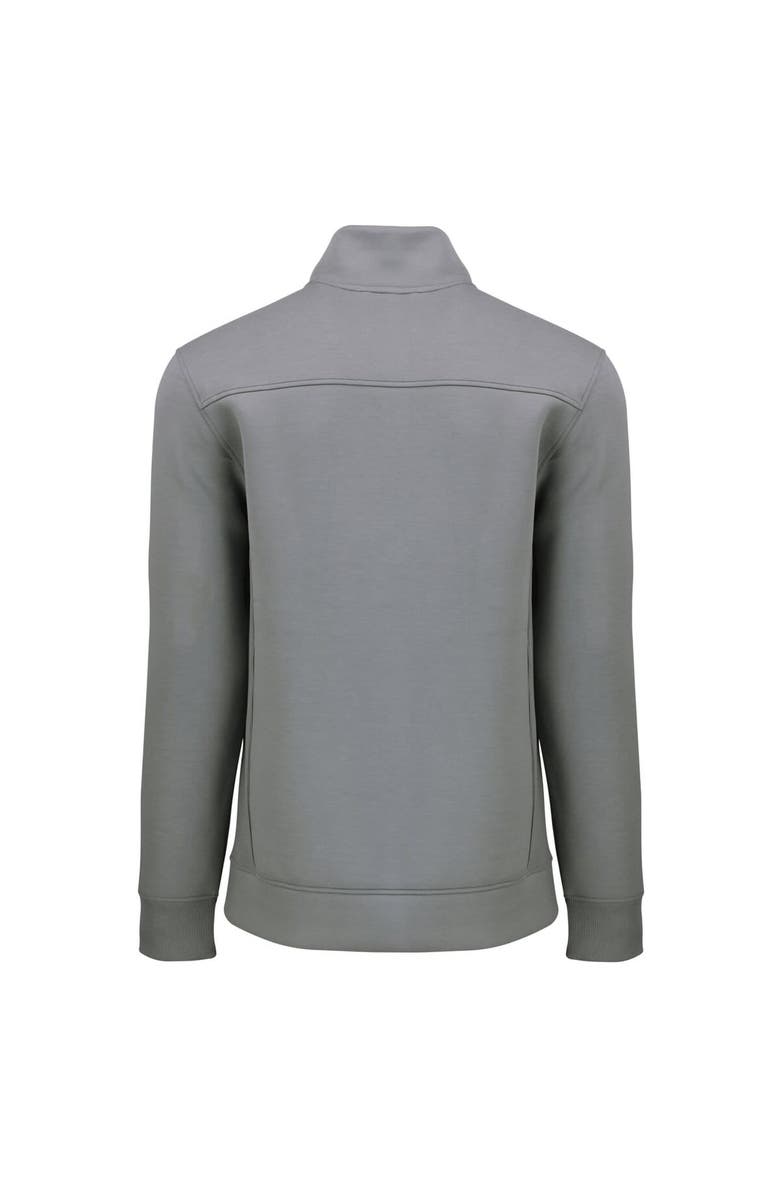 Cutter & Buck Men's Cutter & Buck  Gray Citadel Bulldogs Roam Eco Recycled Quarter-Zip Sweatshirt, Alternate, color, 