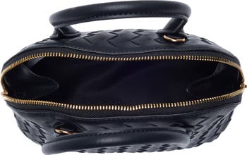 Margo Mini Woven Satchel Bag