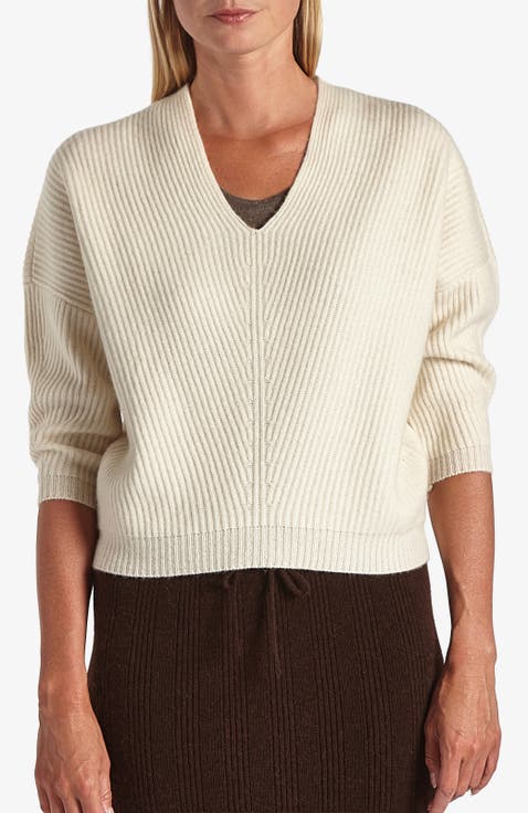 Anni Mitered Rib Sweater