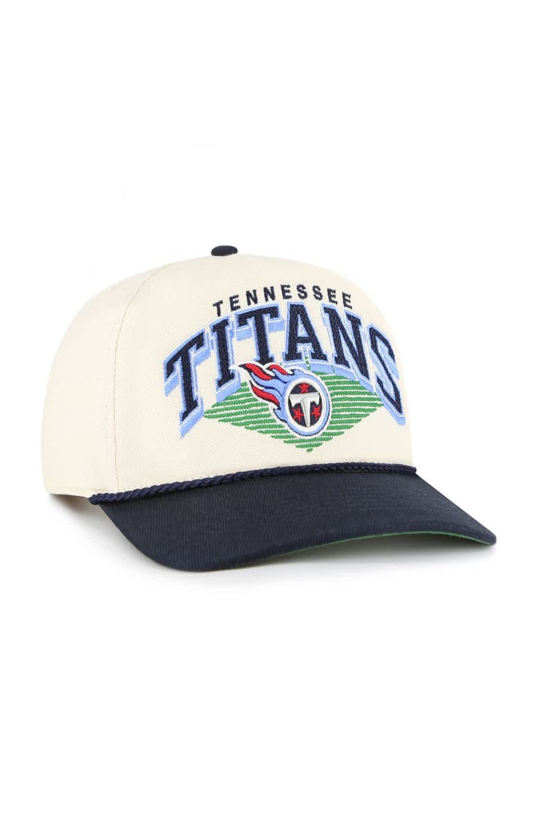 '47 Men's '47 Cream Tennessee Titans Pomona Rope Hitch Adjustable Hat, Alternate, color,
