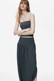H&M Bubble-hem Tulip Skirt