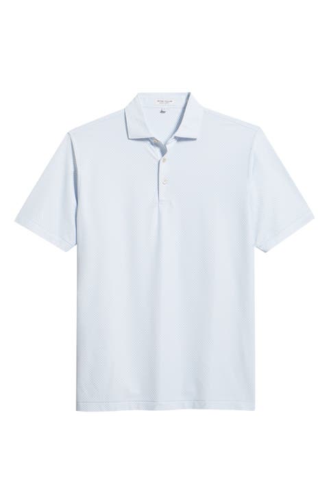 Grand Microprint Performance Piqué Golf Polo