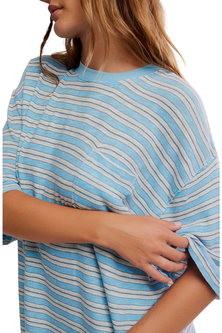 Allover Stripe Cotton T-Shirt (Women) | Nordstrom