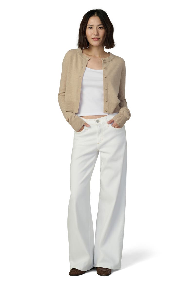 The Lou Lou Low Rise Wide Leg Jeans, Alternate, color, WHITE