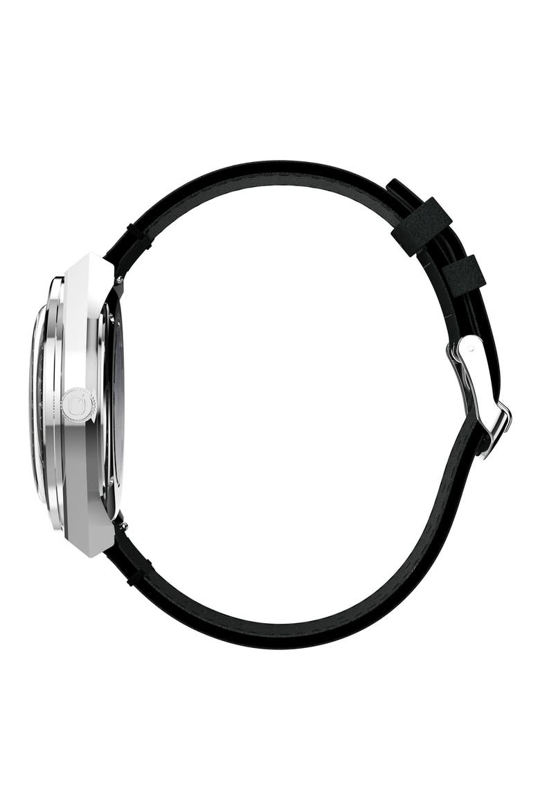 Q Timex NASA 40mm Leather Strap Watch (Men) | Nordstrom