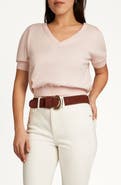 Sam Edelman V-Neck Crop Sweater