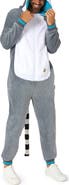 OppoSuits Lemur Hooded Fleece Costume Jumpsuit