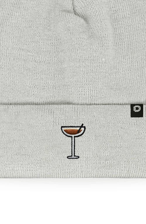 Dalix Espresso Martini Beanie Cap In Gray