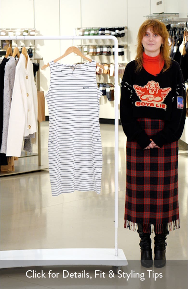 Dalmore Stripe Tank Dress, sales video thumbnail