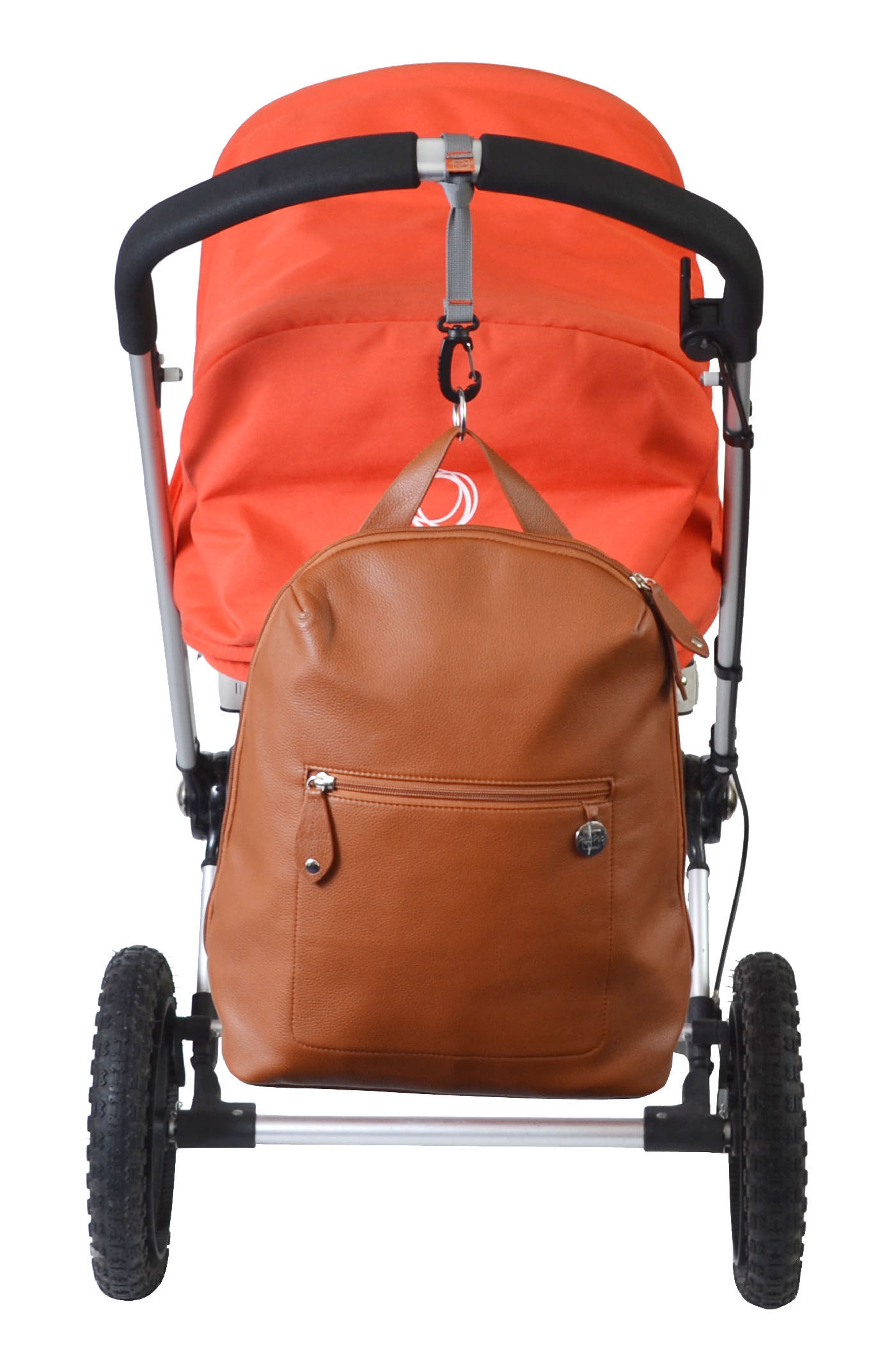 PacaPod Hartland Faux Leather Convertible Diaper Backpack, Alternate, color, 