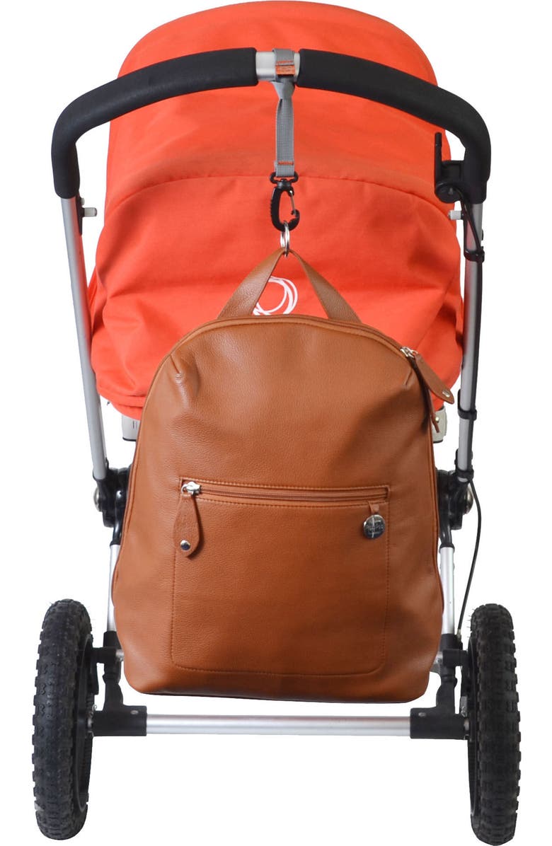 PacaPod Hartland Faux Leather Convertible Diaper Backpack, Alternate, color,
