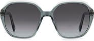 Fossil 54mm Gradient Rectangular Sunglasses