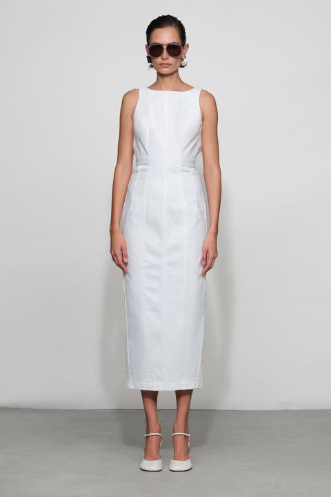 Farley Denim Midi Dress