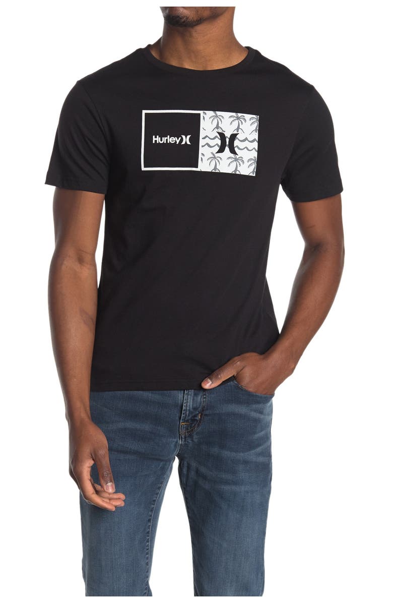 Hurley Logo Print T-Shirt, Alternate, color,