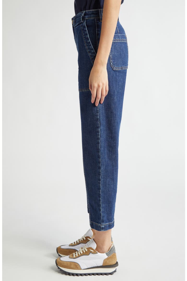 Crop Slim Leg Jeans, Alternate, color, BLUE