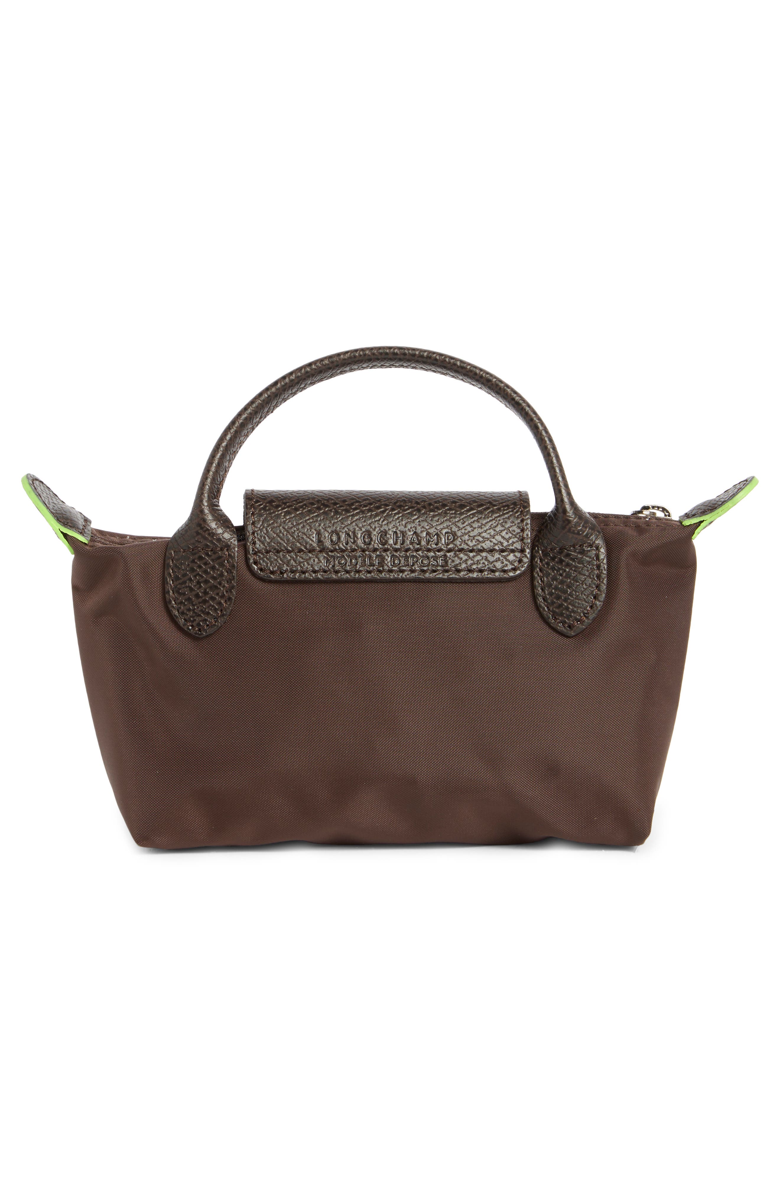 Longchamp Le Pliage Recycled Canvas Cosmetics Case, Alternate, color, Mocha