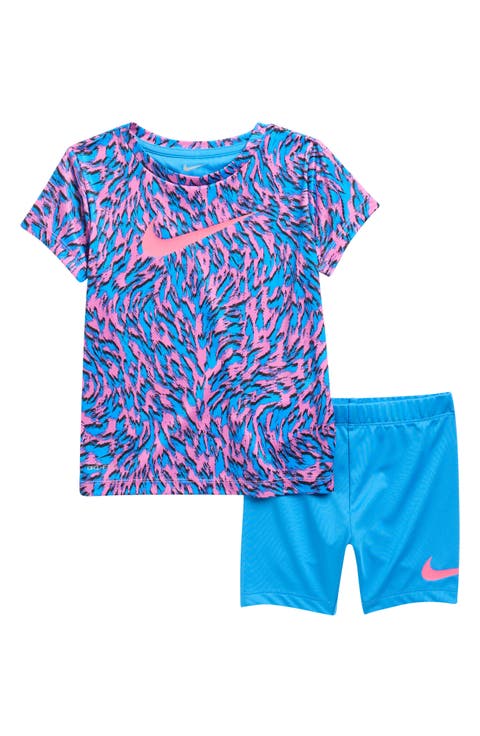 Kids' Veneer Bike Shorts Set (Toddler)