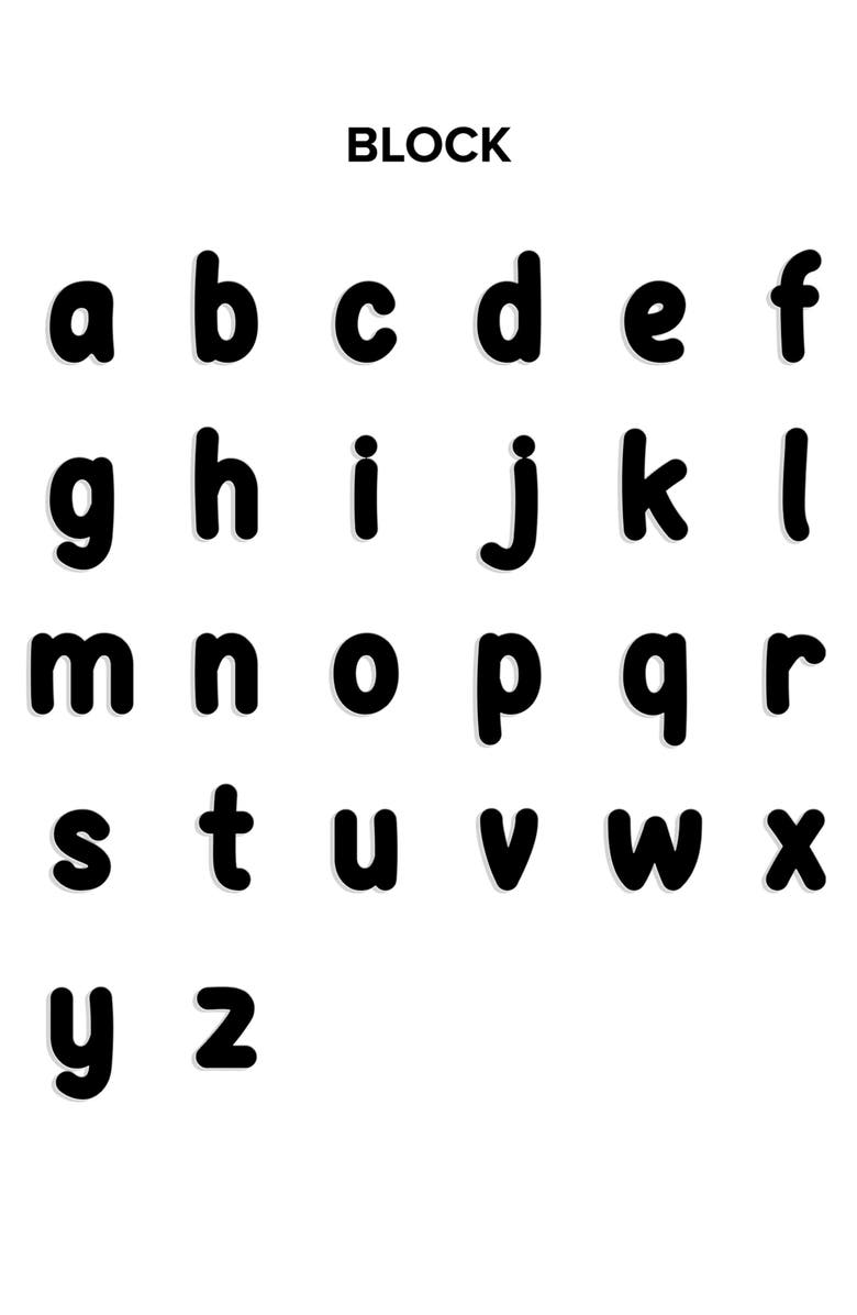 BaubleBar Custom Bubble Monogram Necklace, Alternate, color, Gold