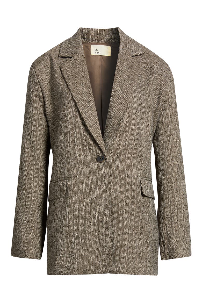 Isolde Blazer, Alternate, color, MOCHA
